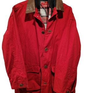 Vintage Marlboro Country Store Red Chore Coat Barn Coat size large